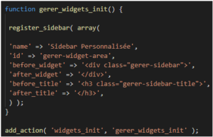 code sidebar